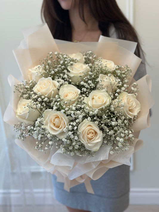 Elegant Promise Rose Bouquet