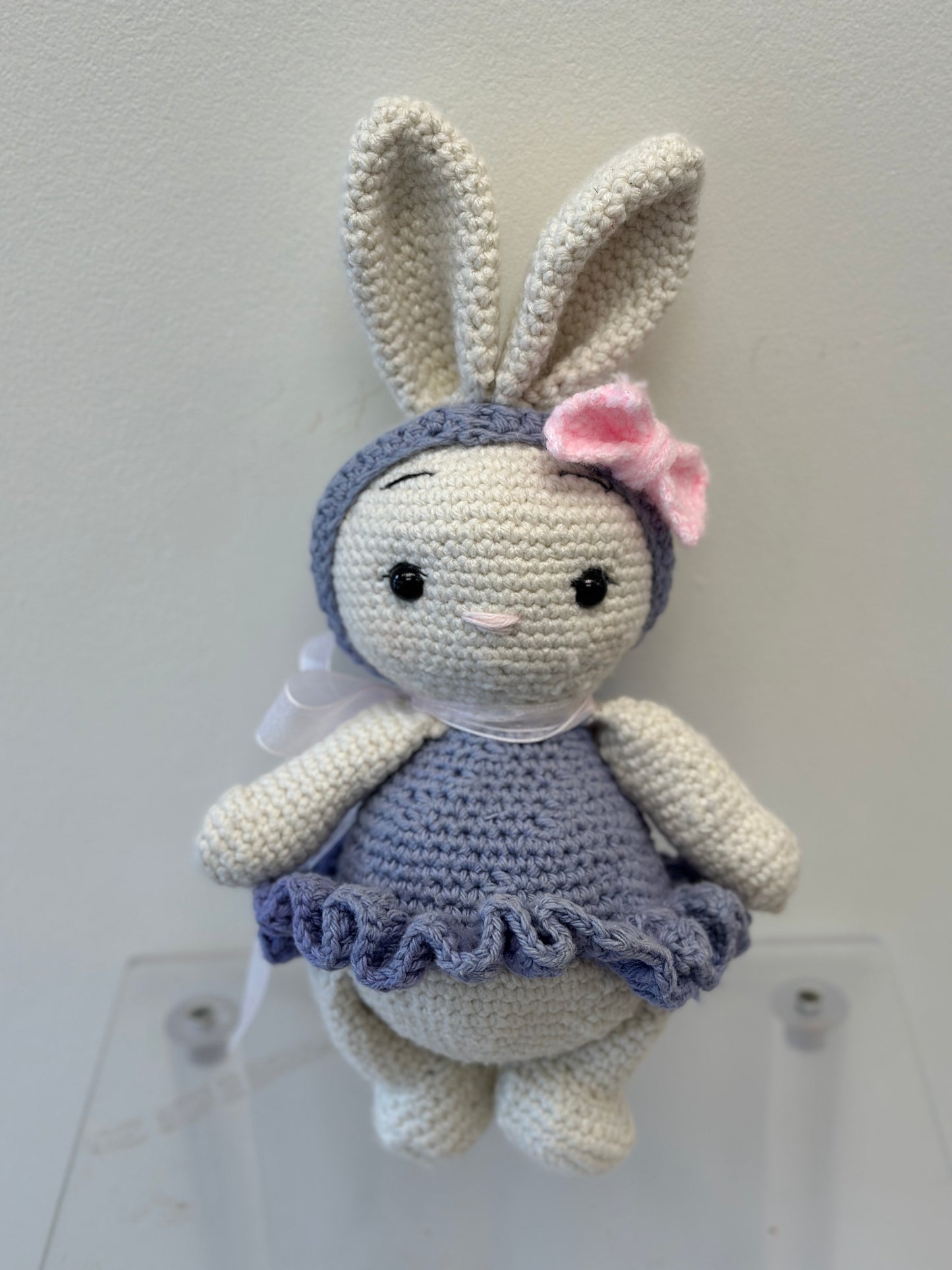 Crochet Bunny - Purple Tulle