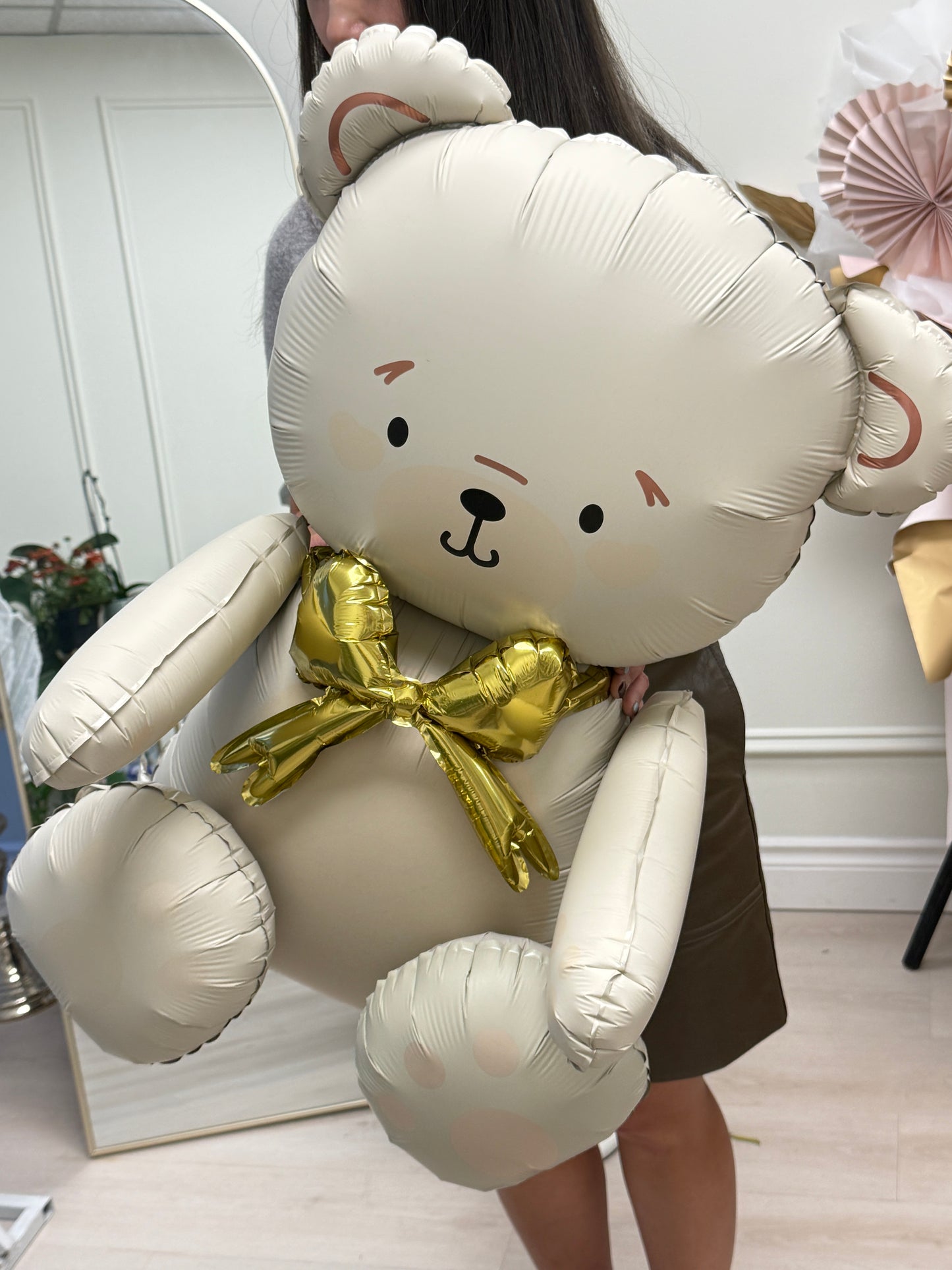 3D Teddy Bear Foil Balloon