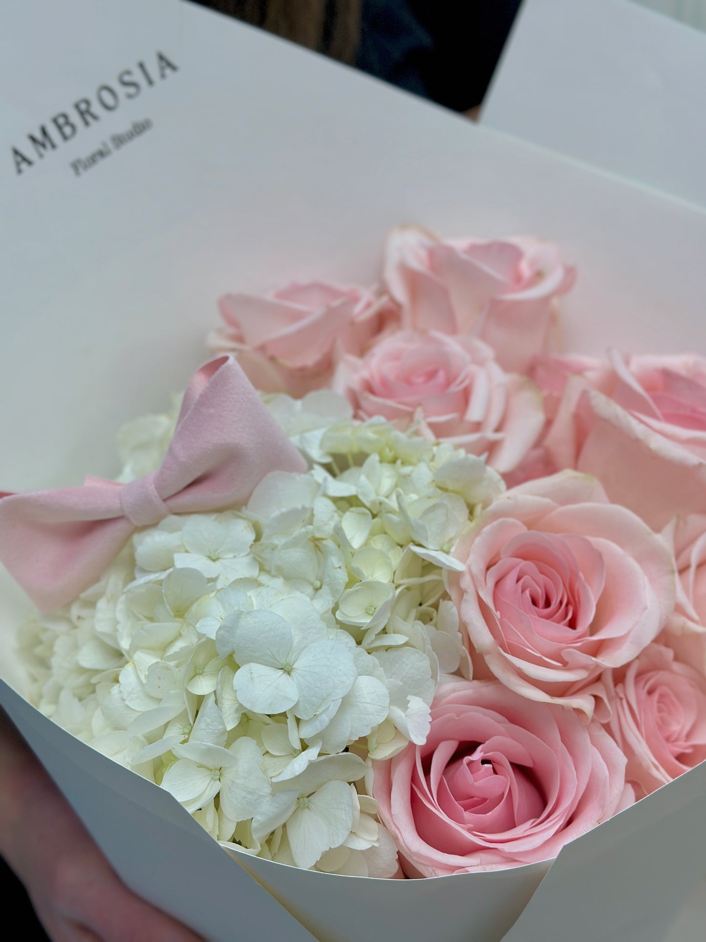 A Blush Cloud Rose Bouquet