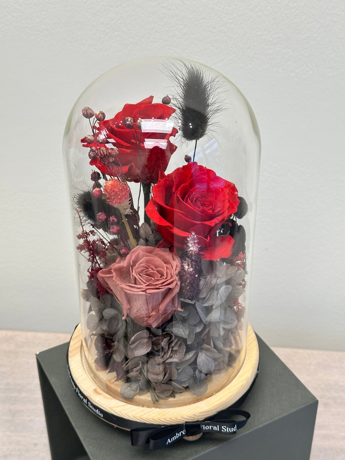 A Eternal Flame — Preserved Rose Dome