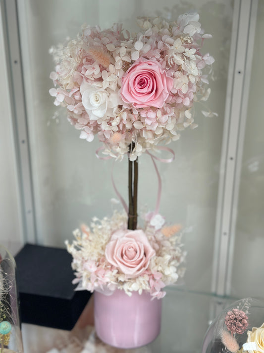 A Sweet Heart Blossom Preserved Flower Tree