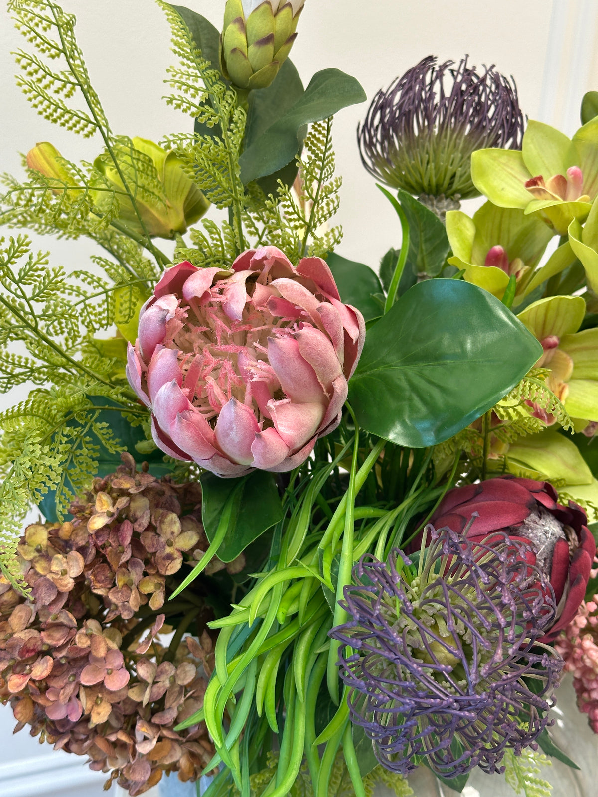 The Botanical Sculpture | Real Touch Faux Flower Arrangement
