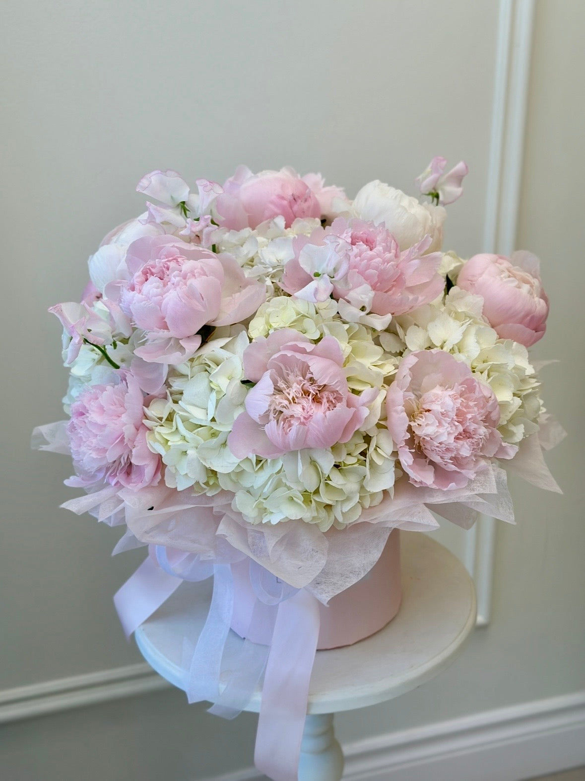 Peony Lover Hat Box
