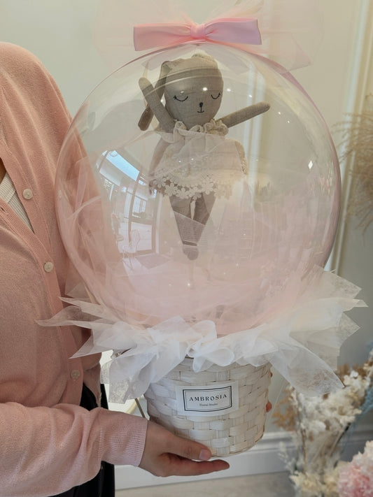 Pink Bunny Bobo Balloon