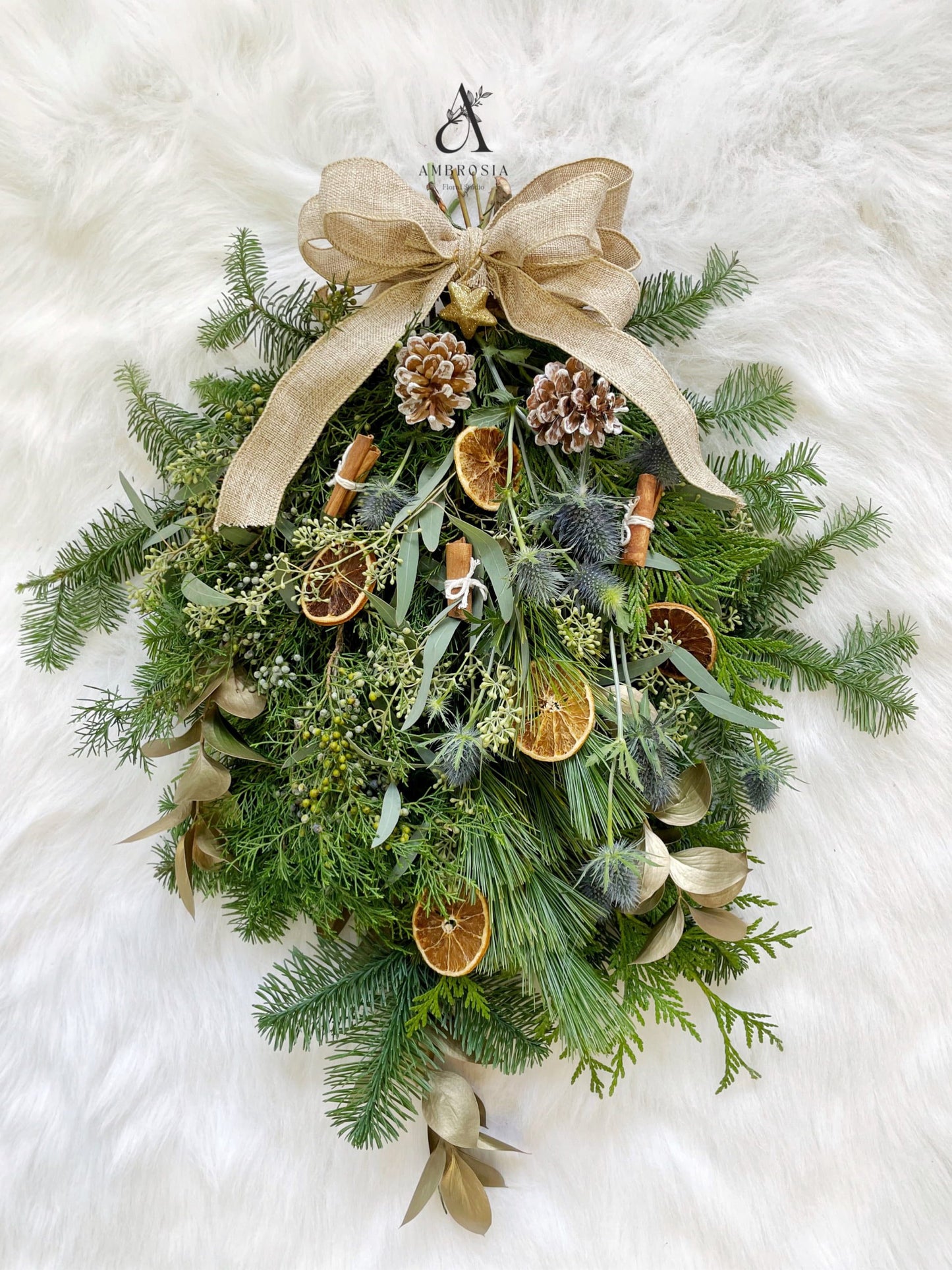 Holiday Citrus And Spice Door Hanger 65