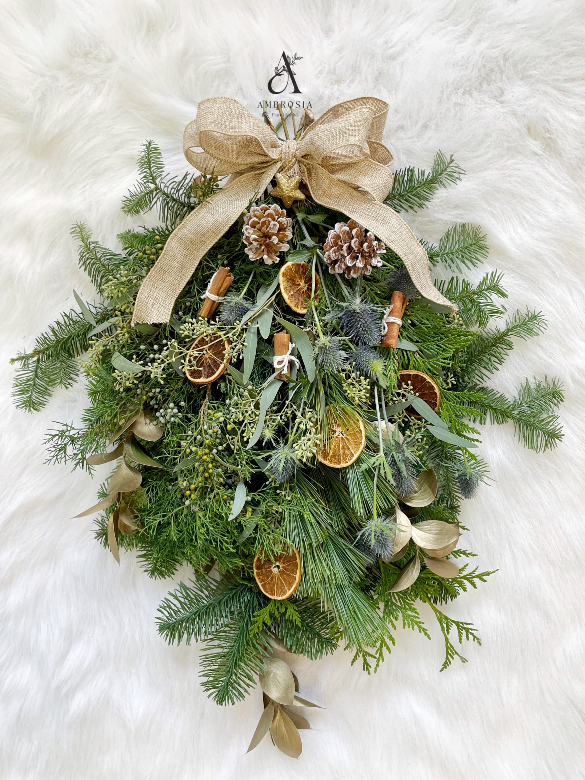 Holiday Citrus And Spice Door Hanger 65