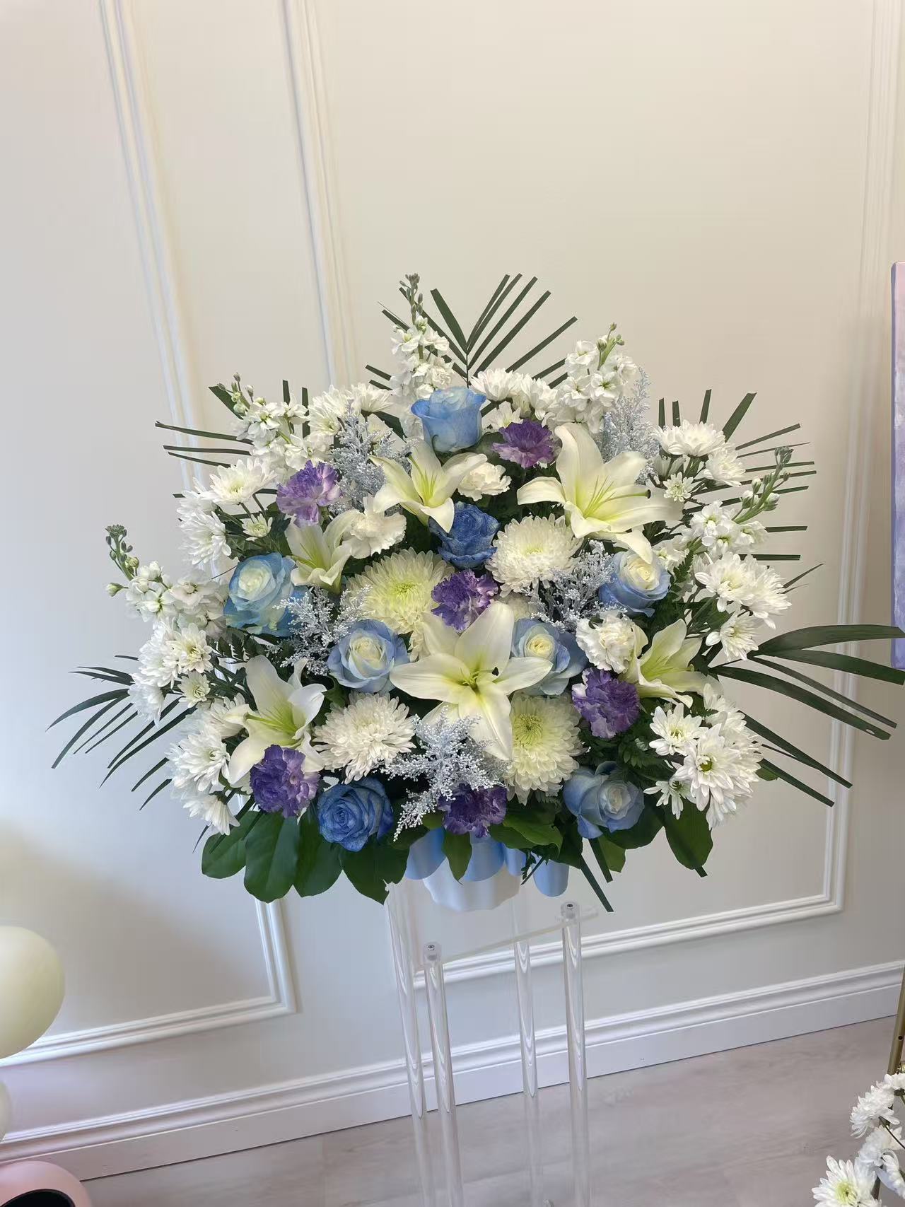 AFS Blue and Violet Sympathy Basket