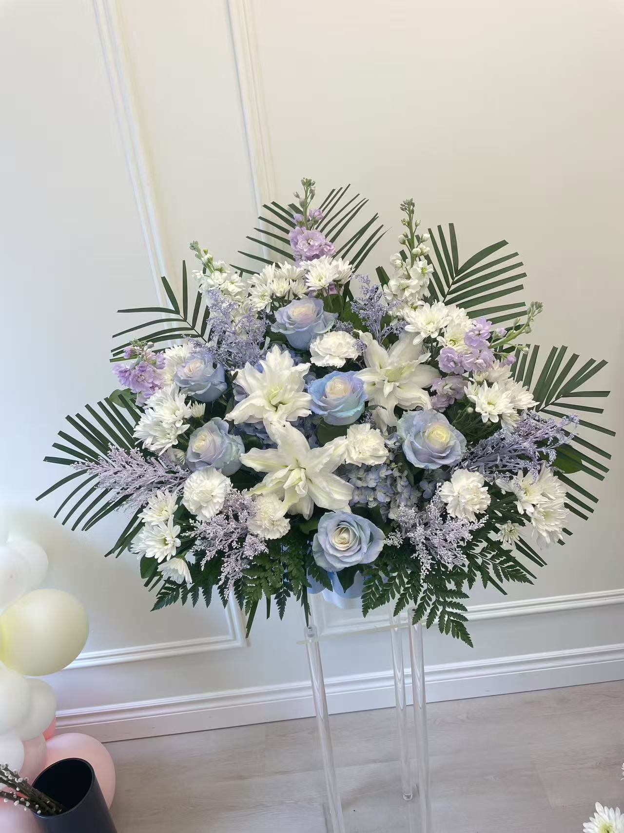 AFS Blue and Violet Sympathy Basket