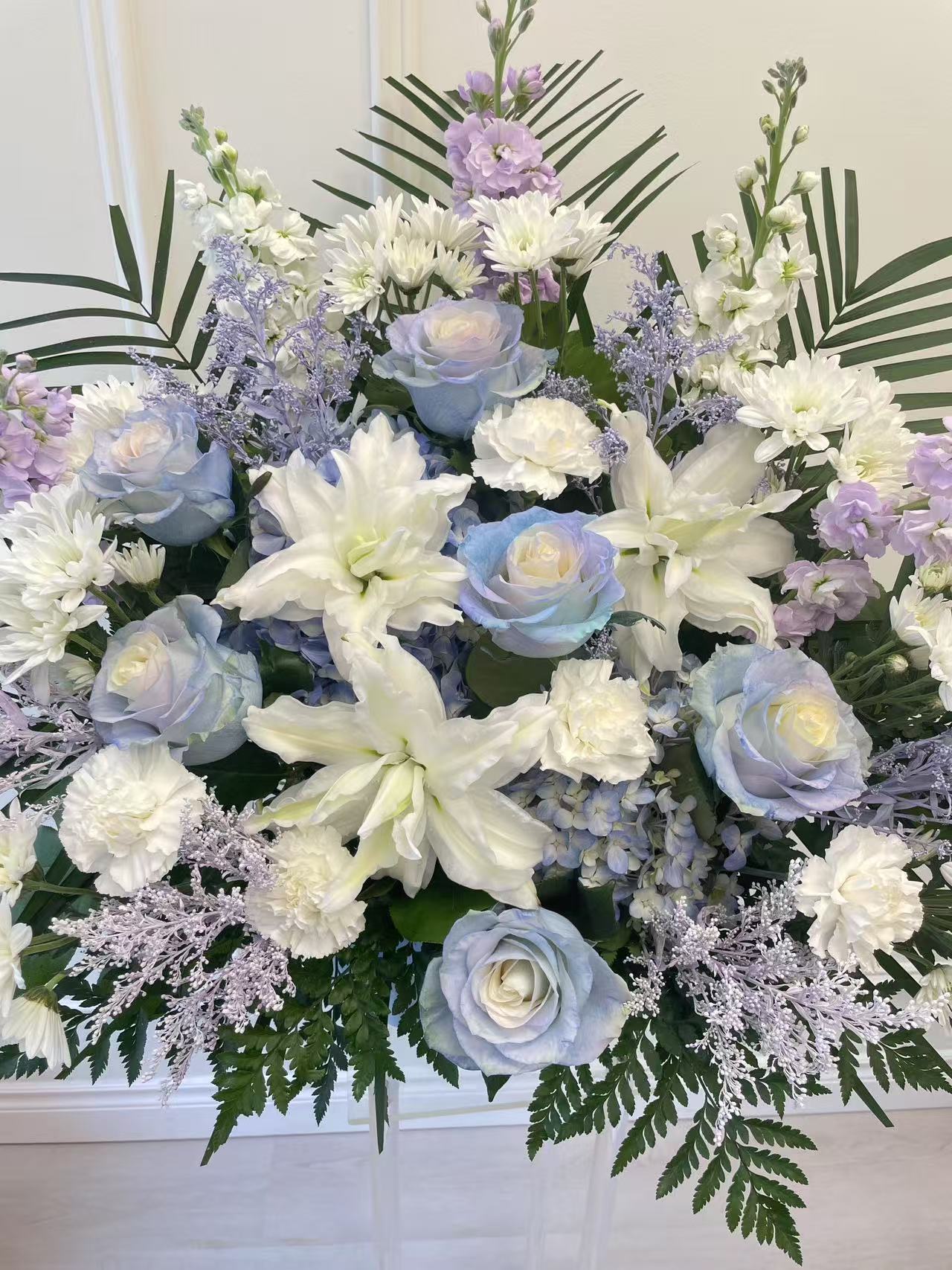 AFS Blue and Violet Sympathy Basket