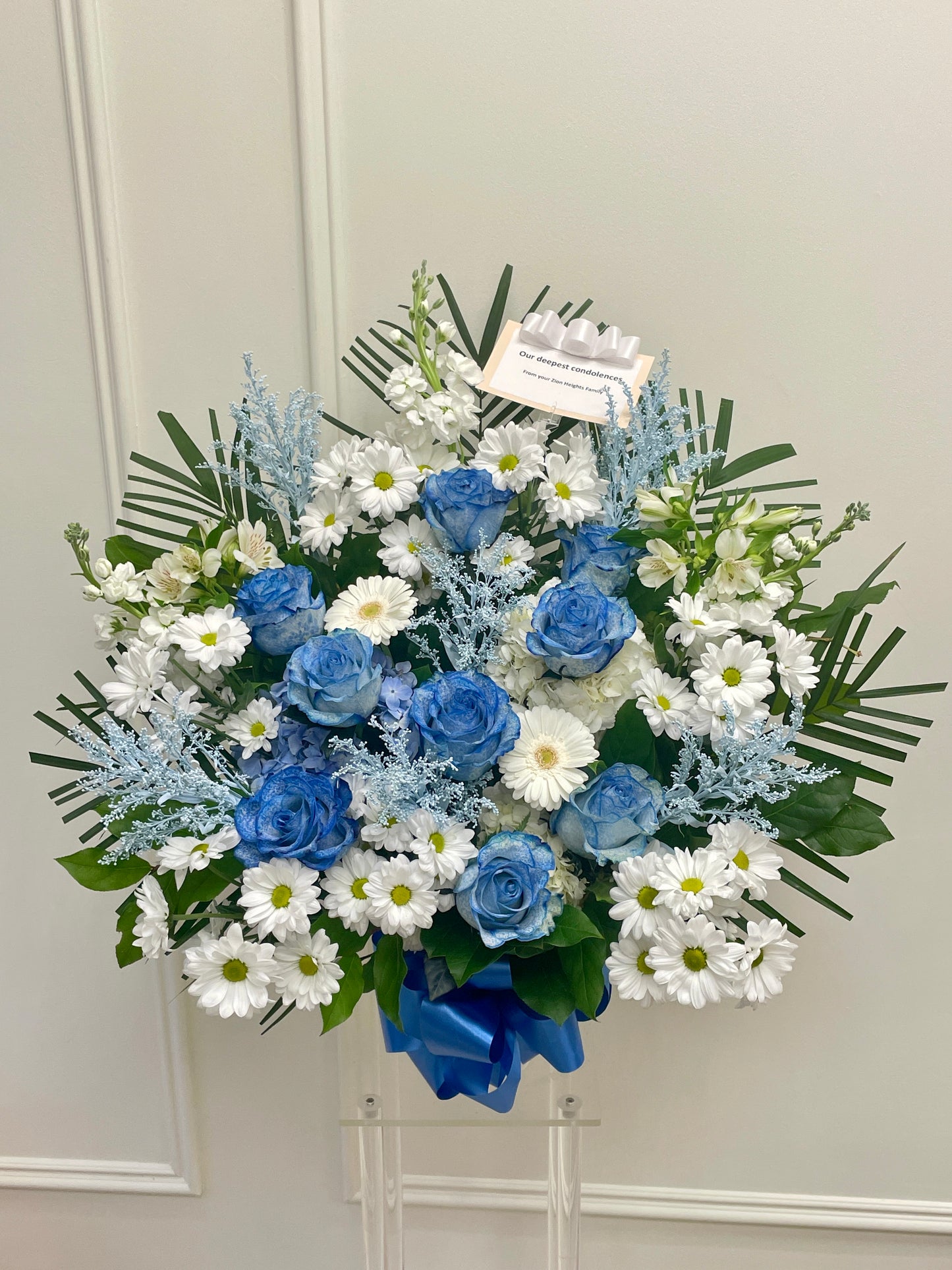 AFS Blue and Violet Sympathy Basket