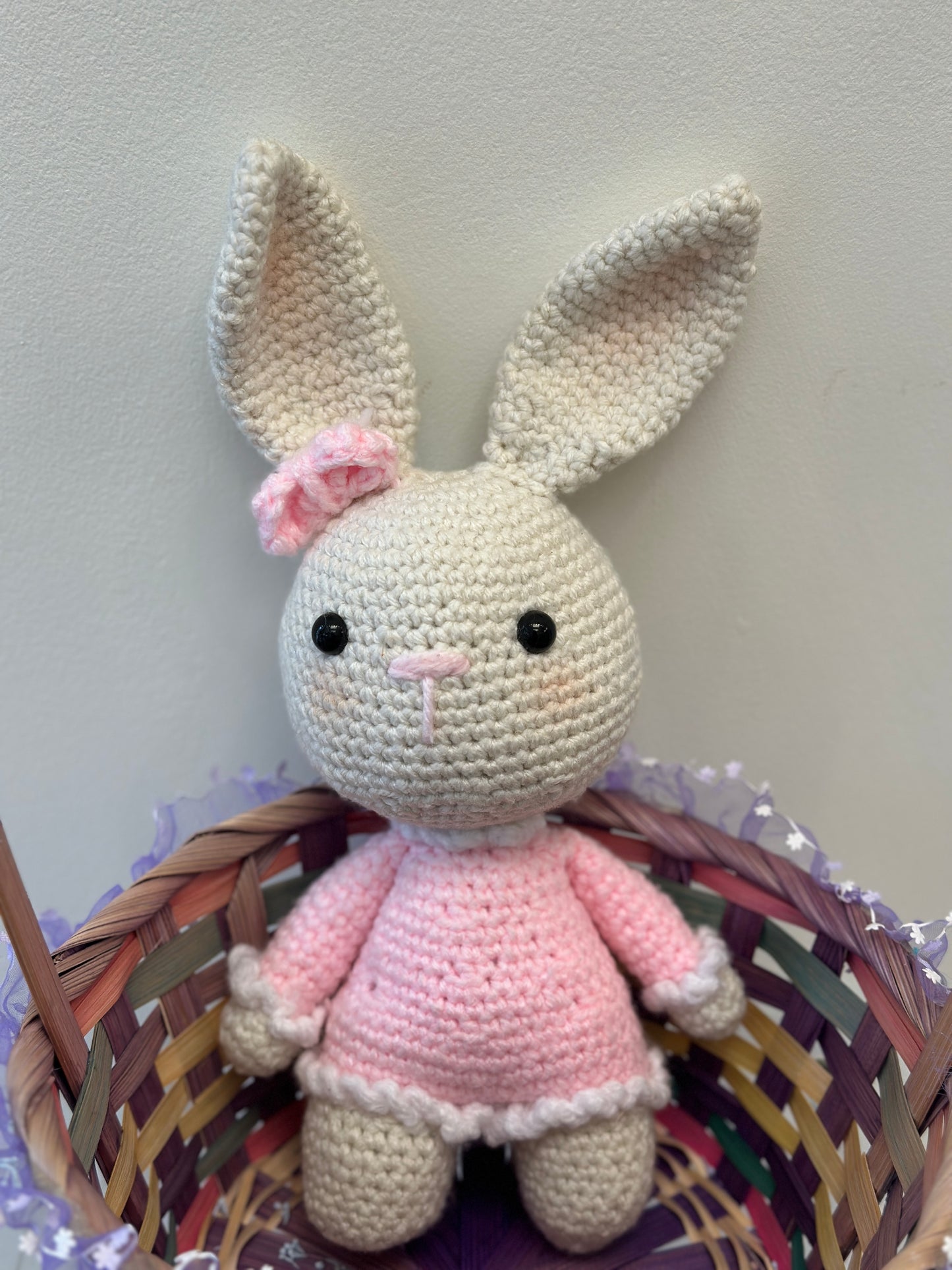 Crochet Bunny - Pink dress