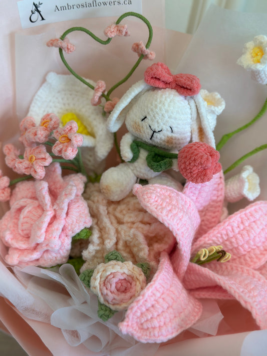 AFS Crochet Bouquet - Pink