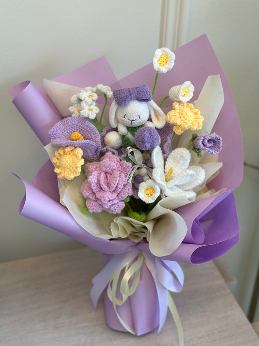 AFS Crochet Bouquet - Purple