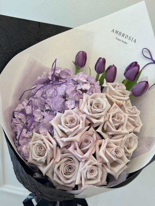 Amethyst Purple Menta Dreamy Bouquet