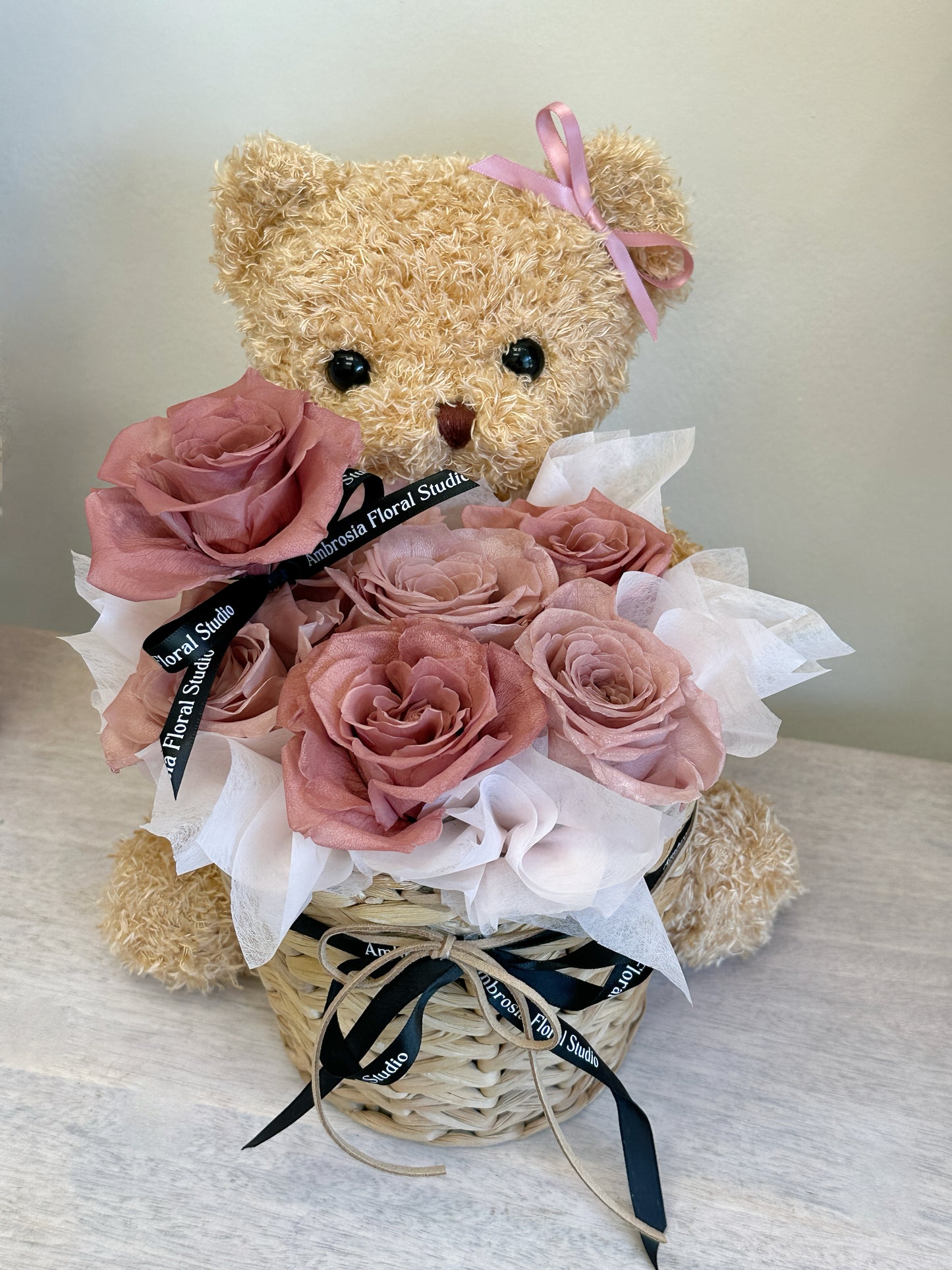 Forever blooms & Cuddles Ensemble -Dusty Pink