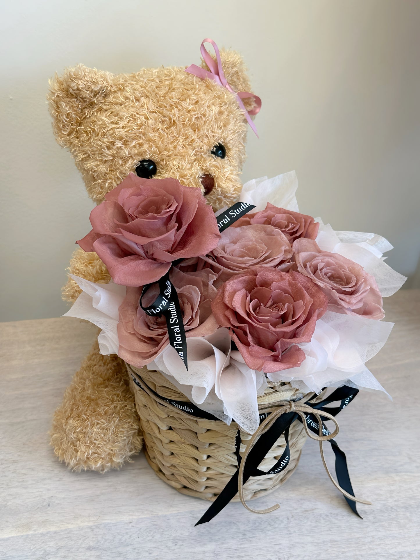 Forever blooms & Cuddles Ensemble -Dusty Pink