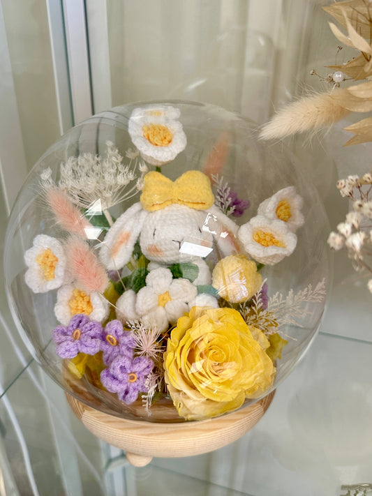 Crochet Sunny Bunny Bloom Dome
