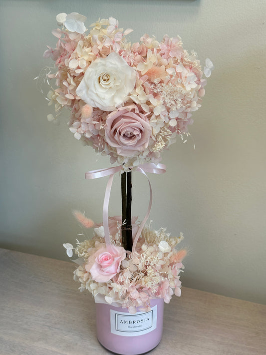 A Sweet Heart Blossom Preserved Flower Tree