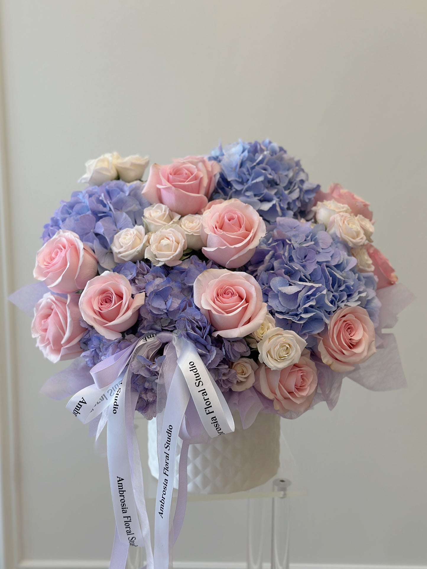 A Luxe Pastel Symphony Hatbox