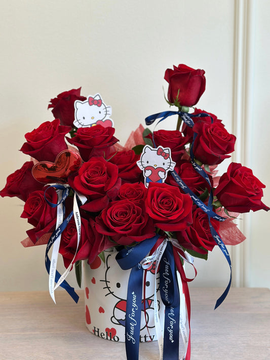 Hello Kitty Red Rose Box