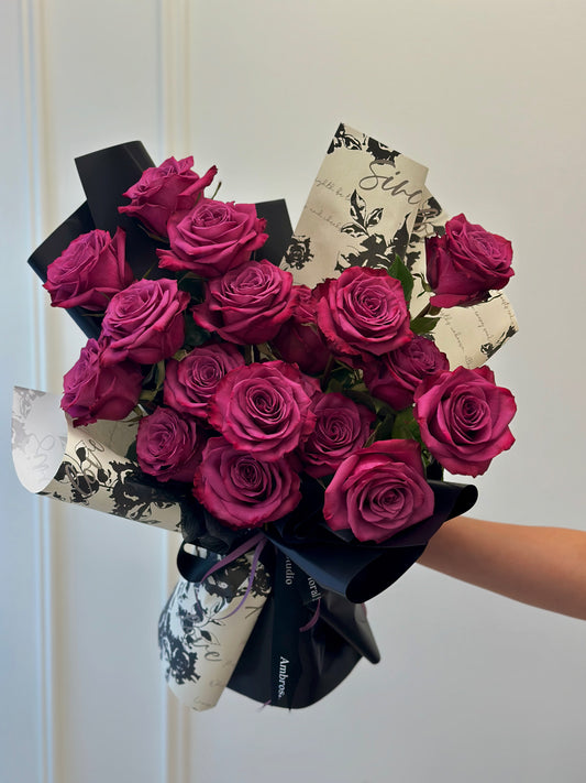 Blueberry Rose Bouquet