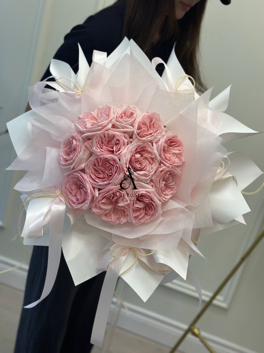 Dancing Pink Ohara Rose Bouquet