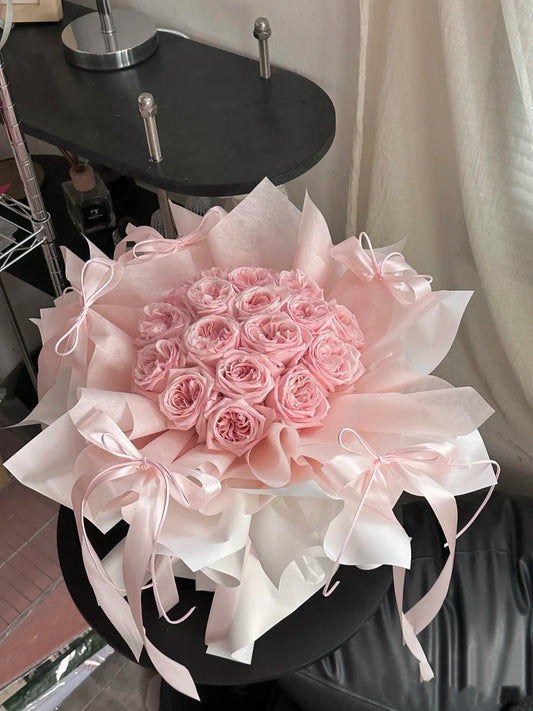 Dancing Pink Ohara Rose Bouquet