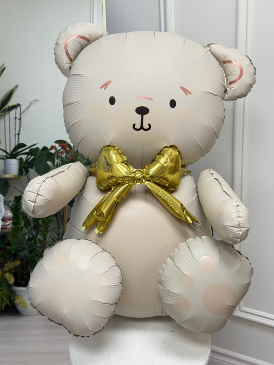 3D Teddy Bear Foil Balloon