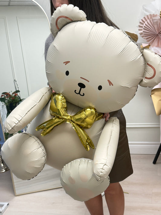3D Teddy Bear Foil Balloon