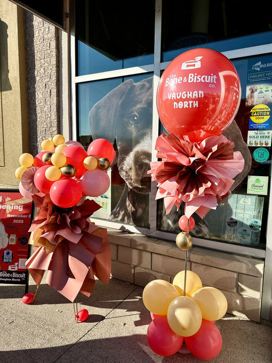 Custom Grand Opening Balloon Stand