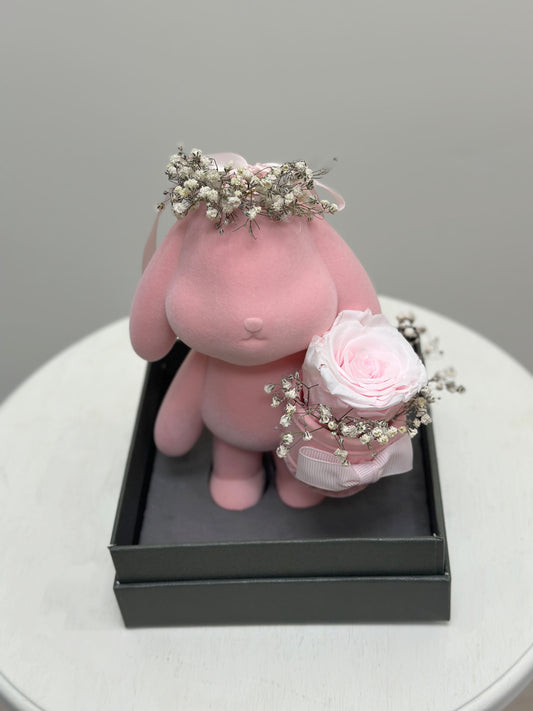 Blush Bunny Preserved Rose