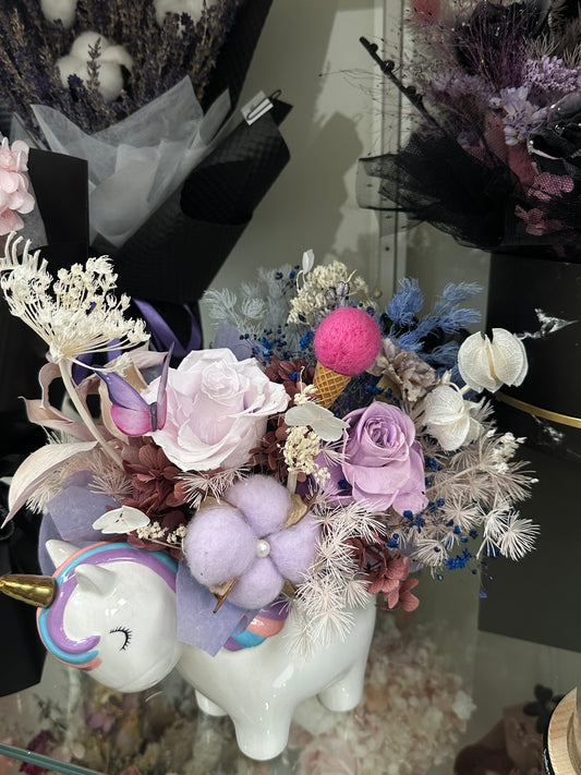 Little Dreamer — New Baby Preserved Flower Arrangement
