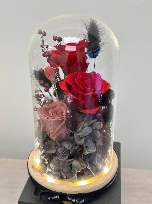 A Eternal Flame — Preserved Rose Dome