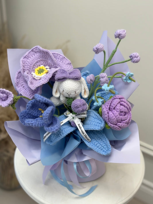 AFS Crochet Bouquet - Lanvender Bunny