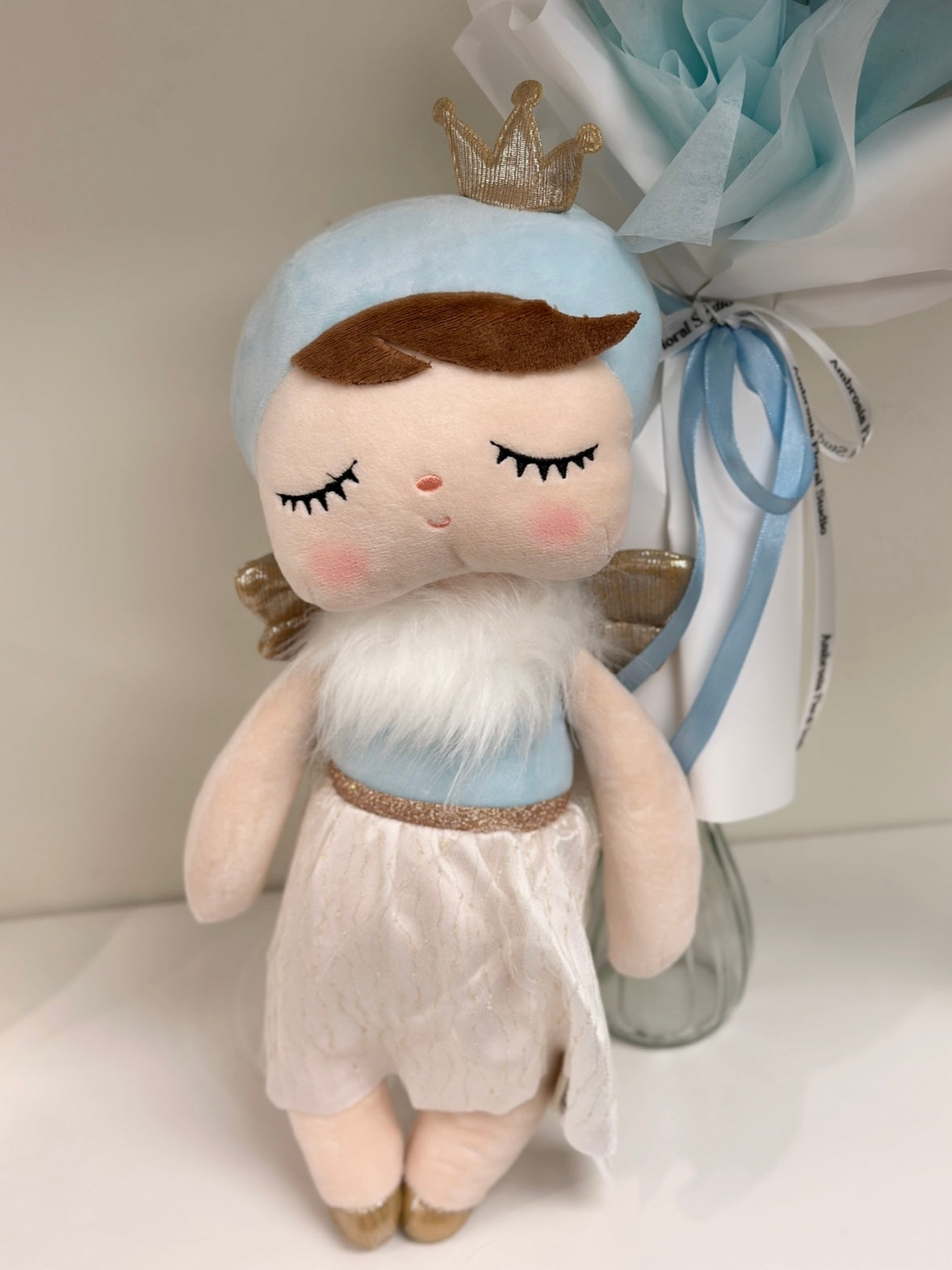 Little Angel Baby Doll - Blue / Pink