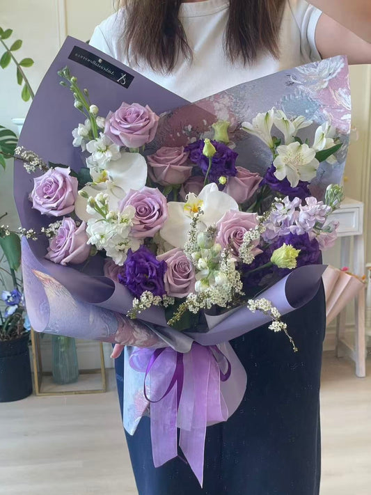 2026 Lavender Grace Flower Bouquet