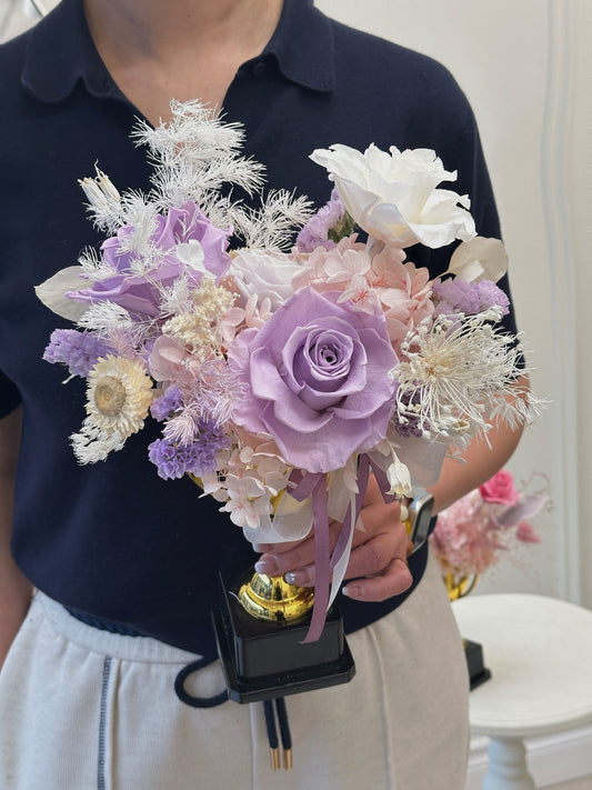 2026 Best Mom Ever Preserved Flower Trophy