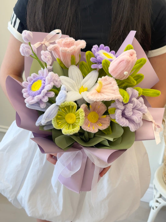 AFS Pipe Cleaner Mixed Flower Bouquet