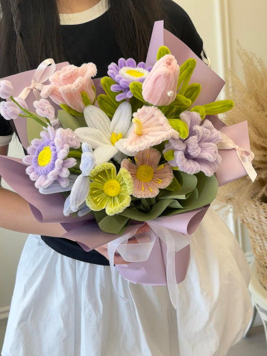 AFS Pipe Cleaner Mixed Flower Bouquet