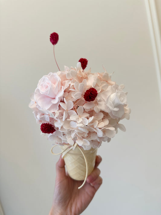 A Rosé Gelato Dream Preserved Flower