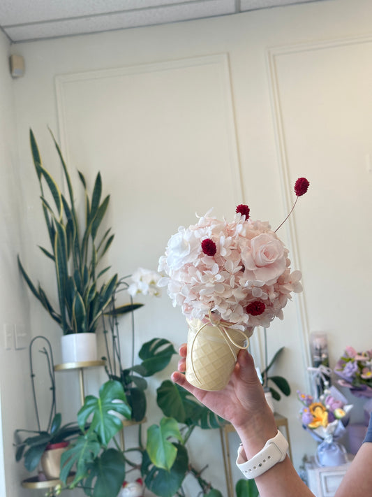 A Rosé Gelato Dream Preserved Flower