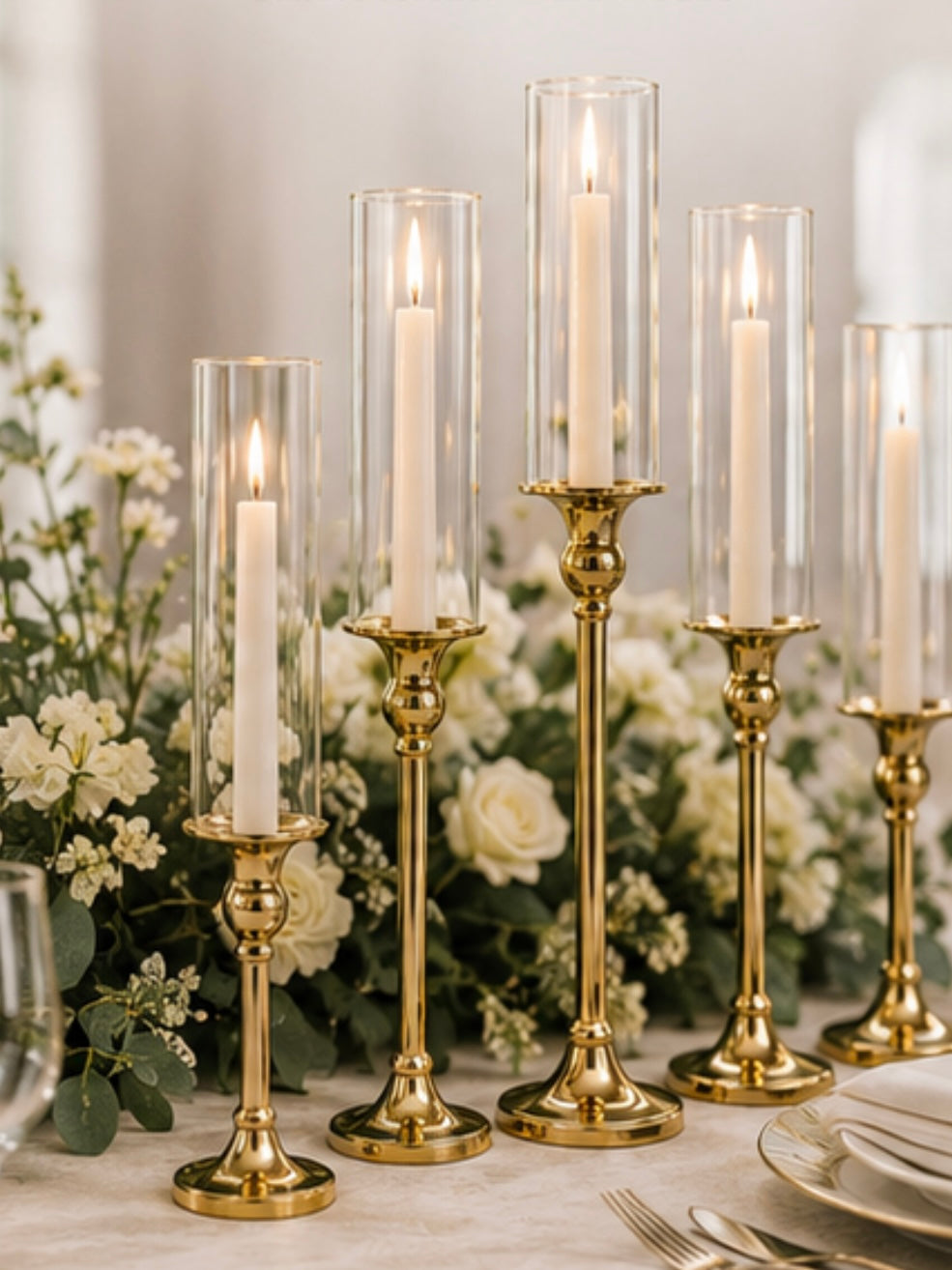 Gold Candle Holder Collection