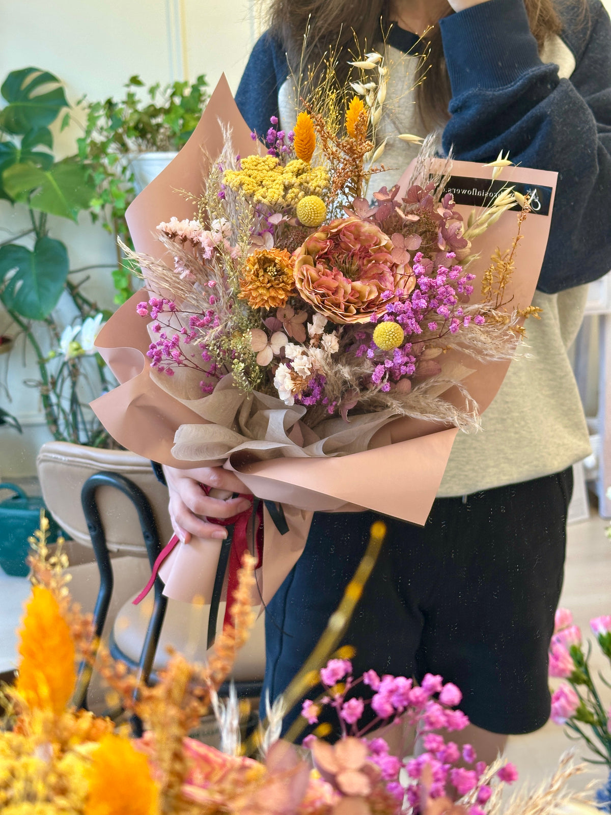 AFS Assorted Dried Flower Bouquet