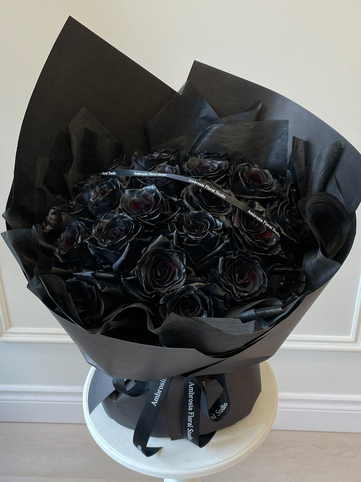 Midnight Black Rose Bouquet