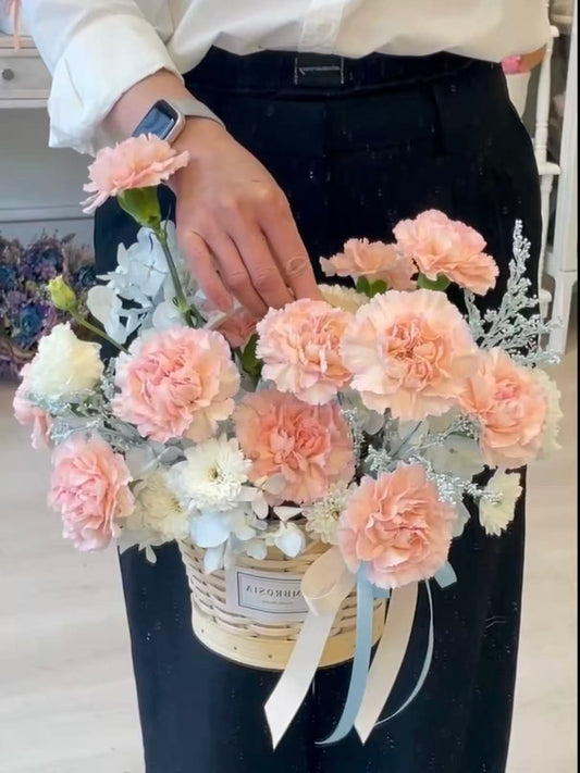 Ambrosia’s Tender Heart – Mother’s Day Carnation Basket