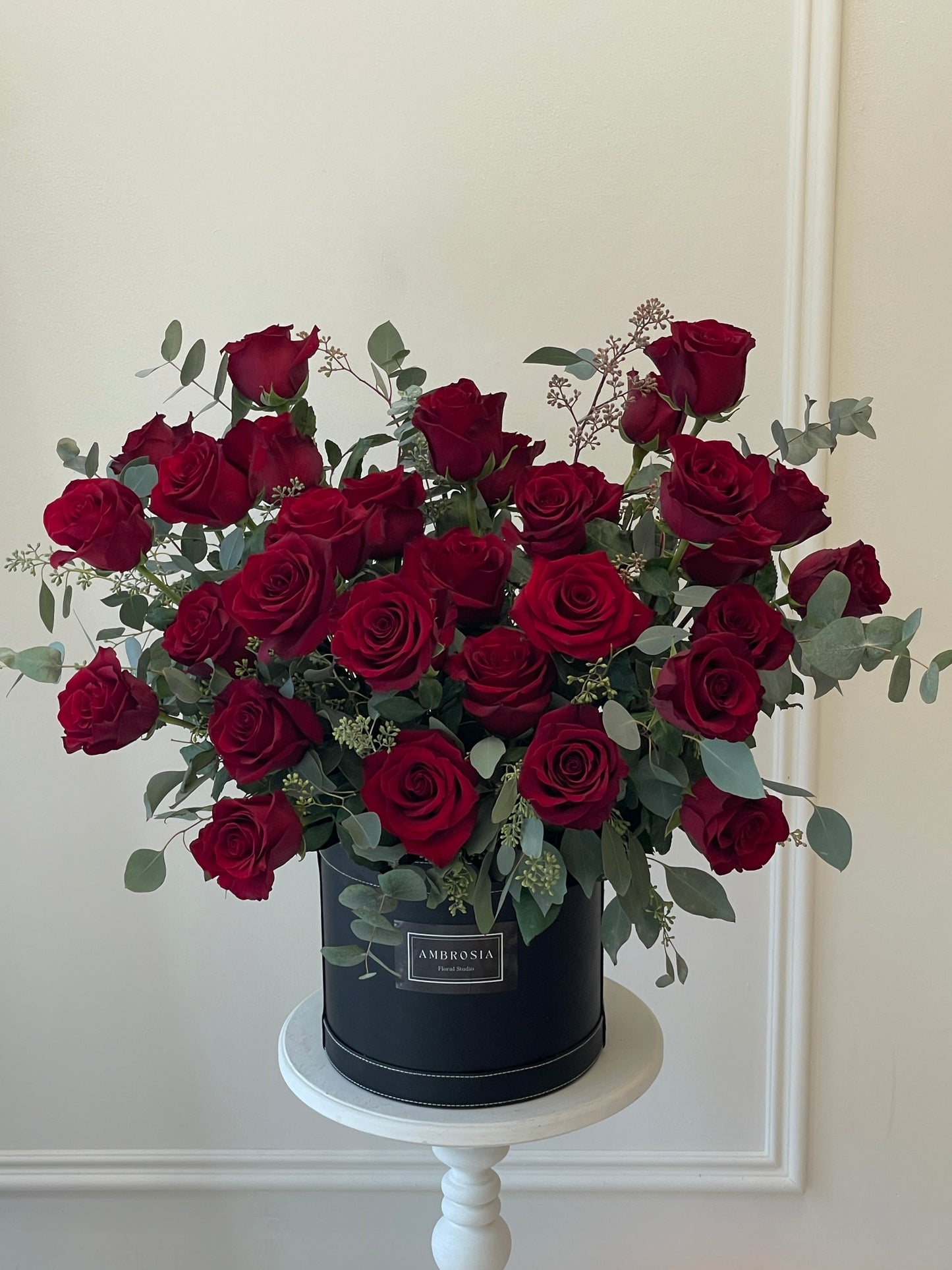 AFS Red Rose Hat Box