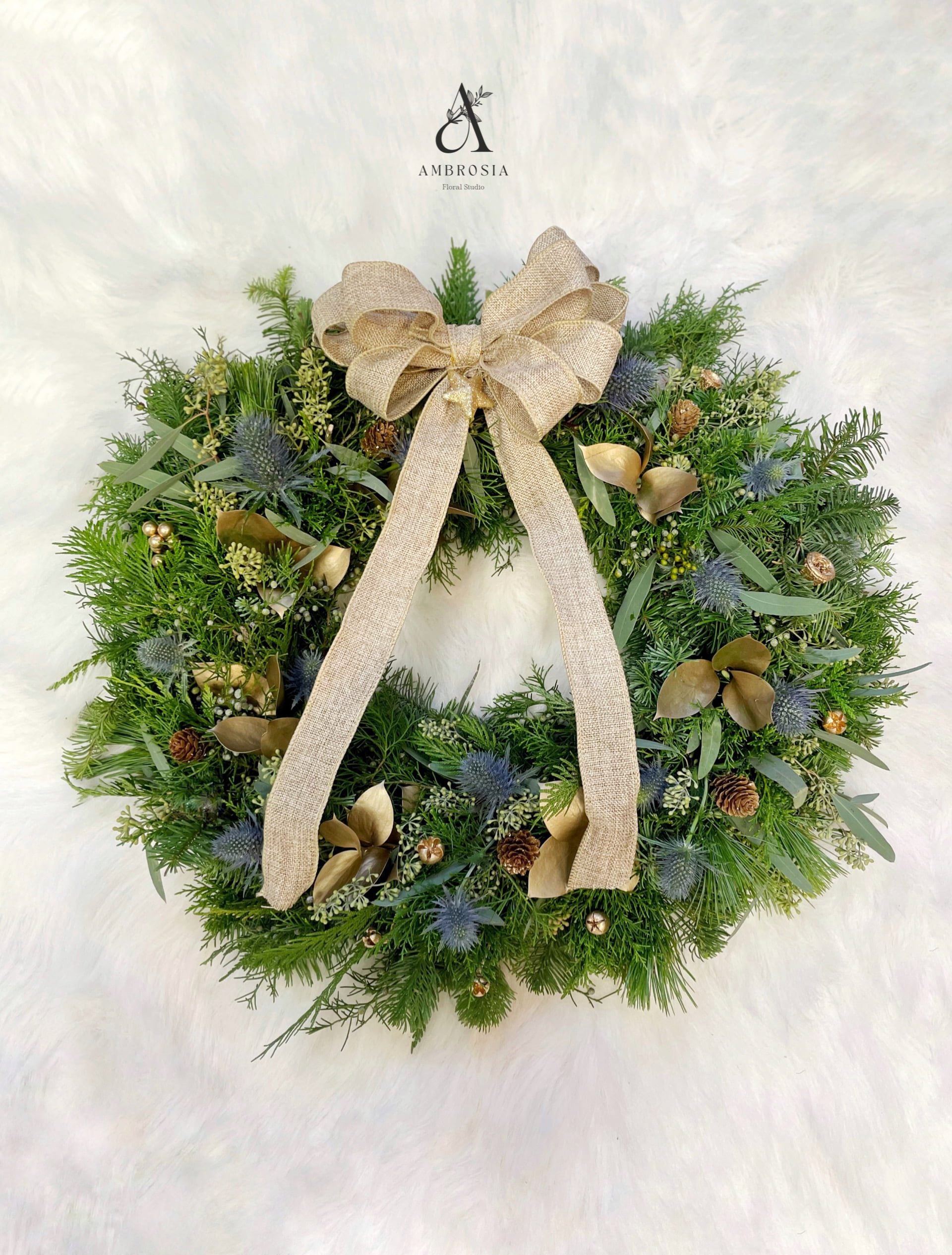 Elegant Ever Green Splendor Wreath 95