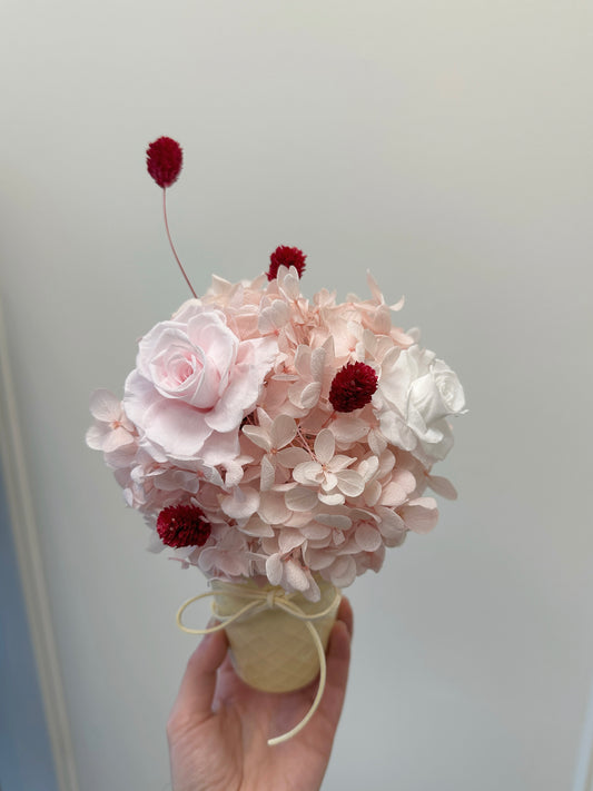 A Rosé Gelato Dream Preserved Flower