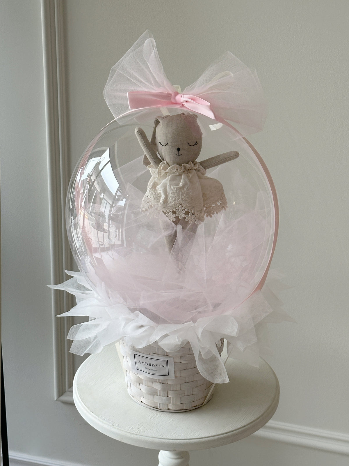 Pink Bunny Bobo Balloon
